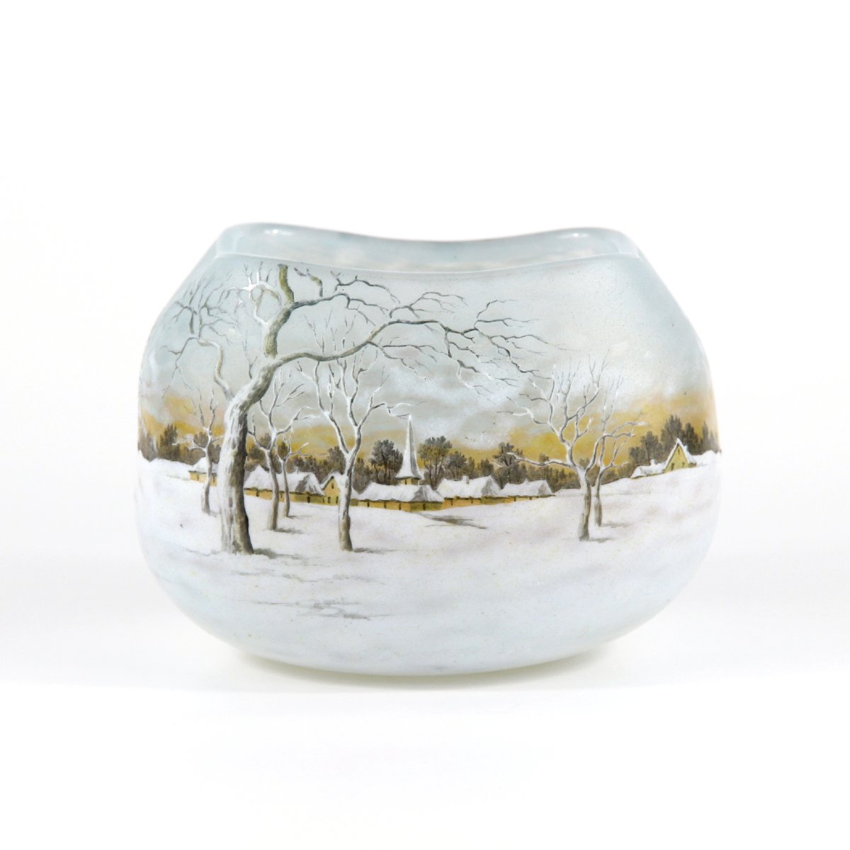 Daum Nancy Vase (dutch Winter)
