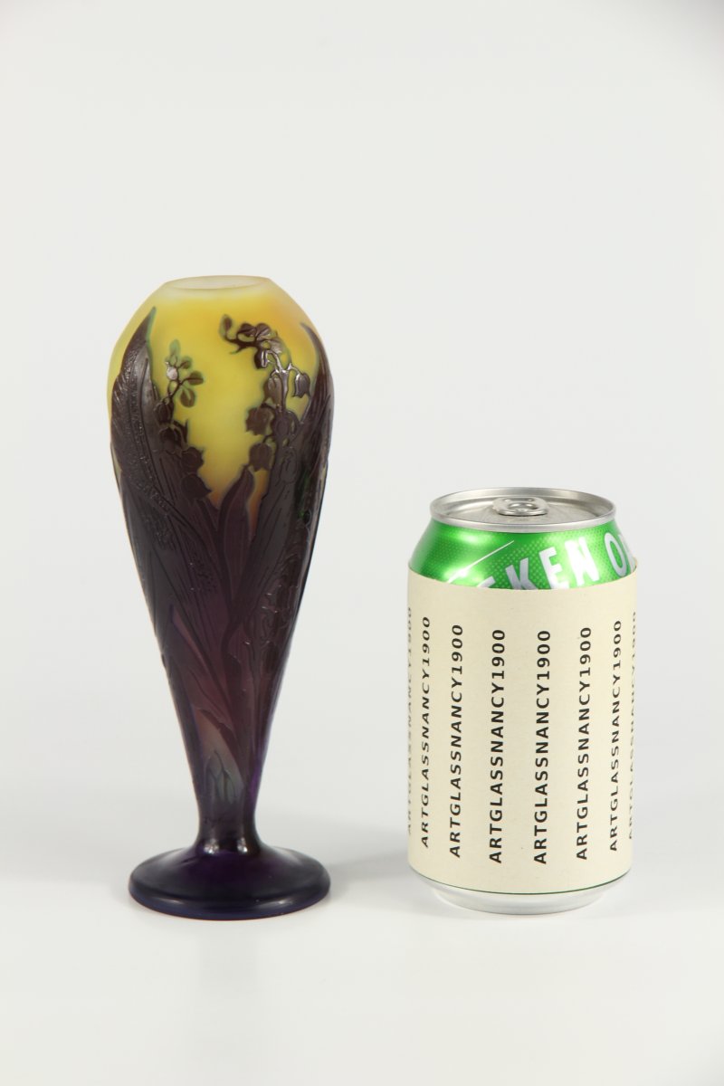Gallé Vase (lilies Of The Valley)-photo-2