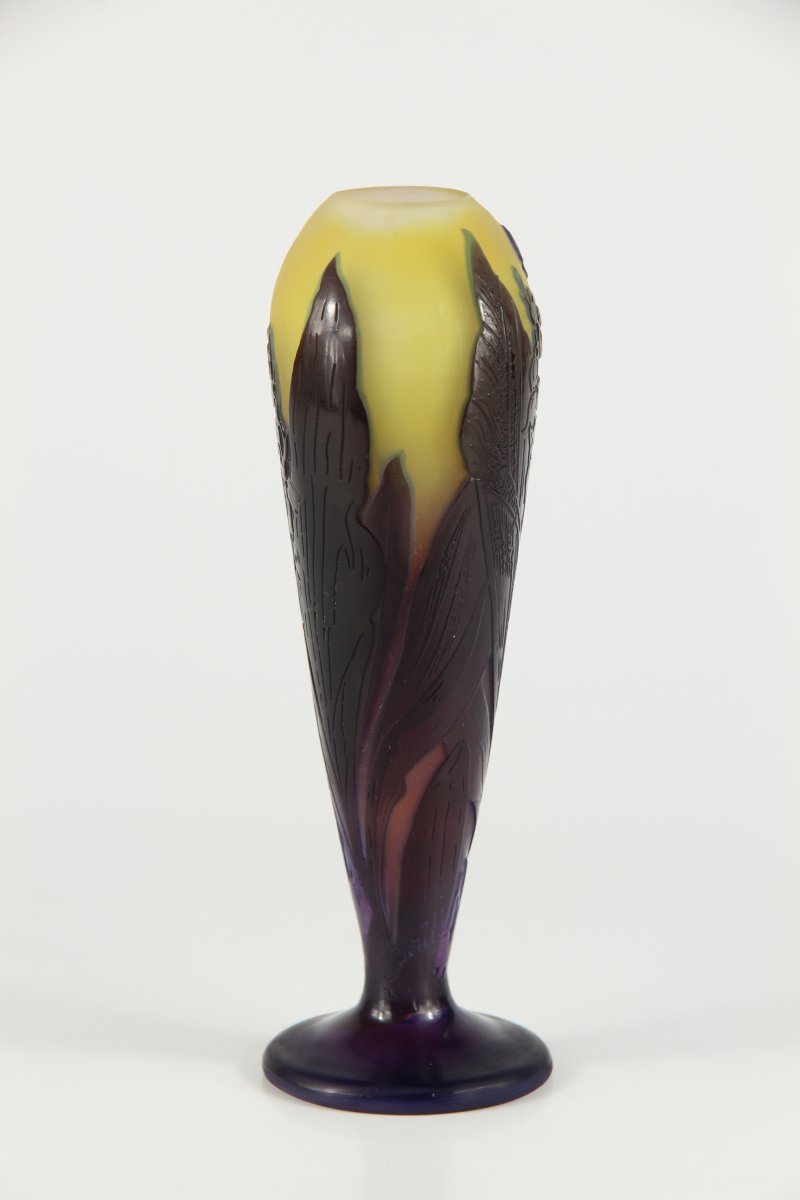 Gallé Vase (lilies Of The Valley)-photo-3
