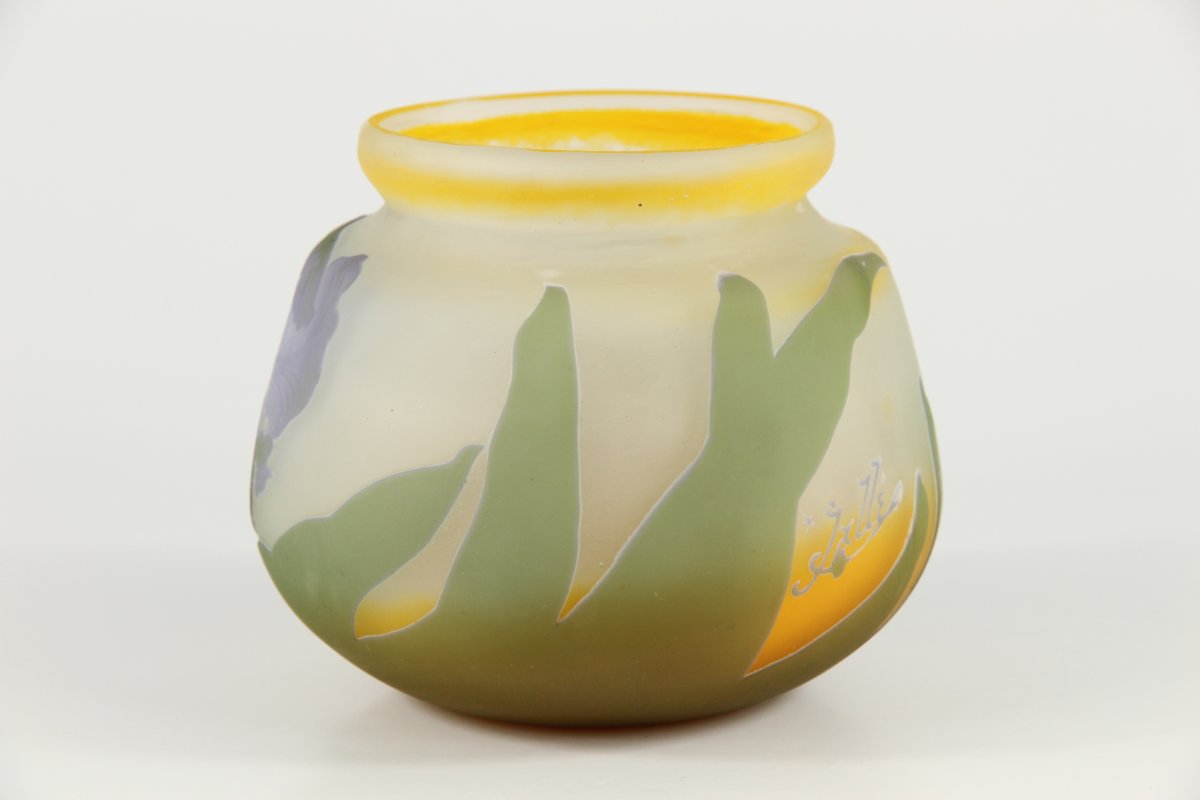 Vase Gallé (Iris)-photo-2