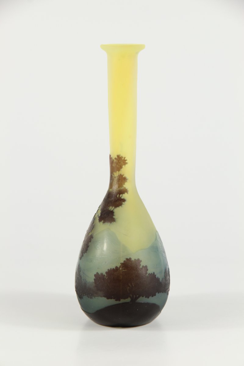 Gallé Vase (vosges Landscape )-photo-1