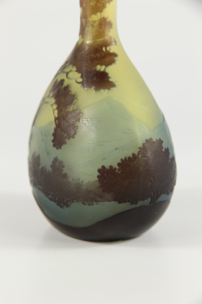 Gallé Vase (vosges Landscape )-photo-7