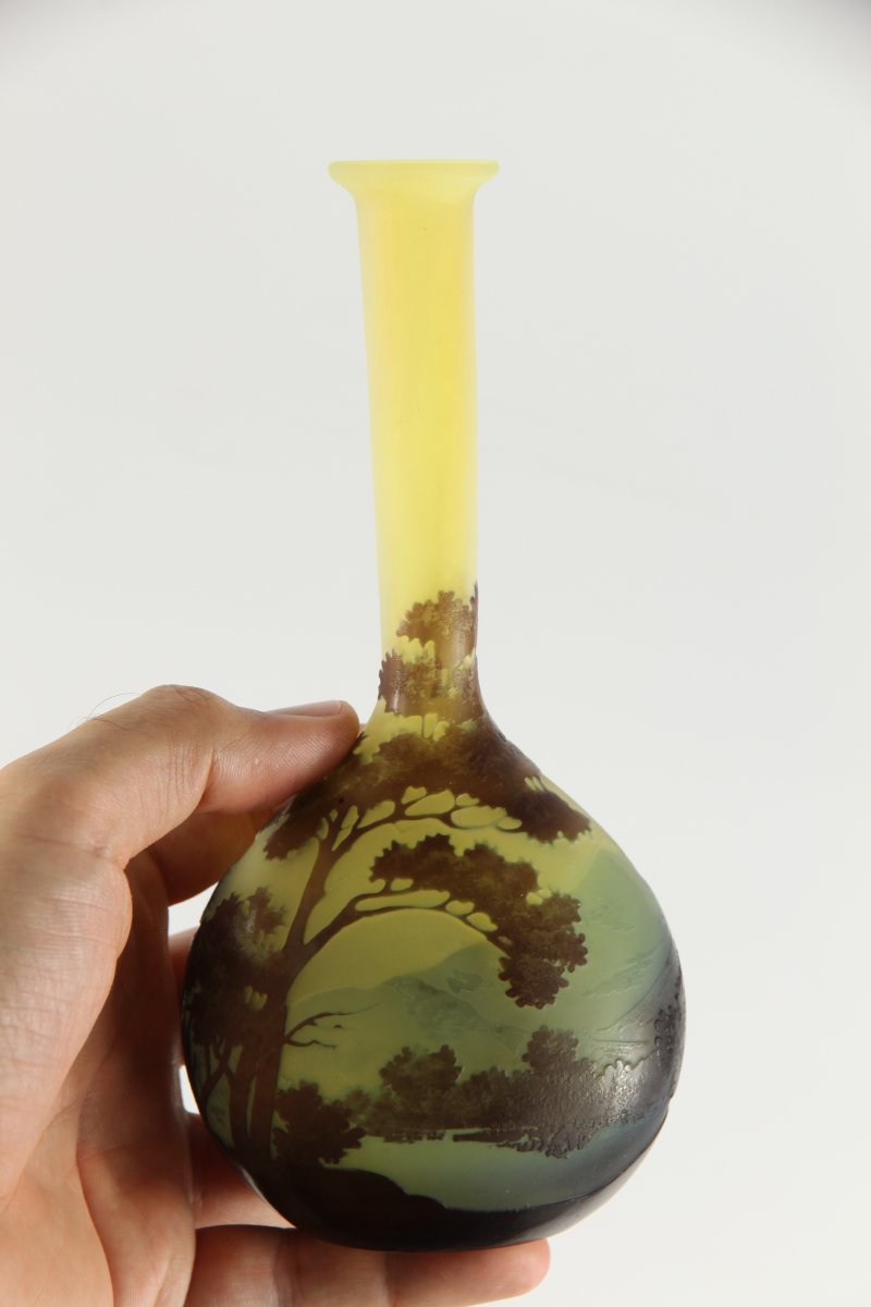 Gallé Vase (vosges Landscape )-photo-8