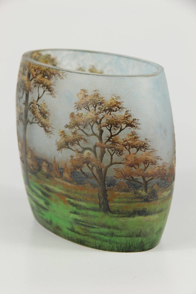 Daum Nancy Vase (lorraine Landscape)-photo-1