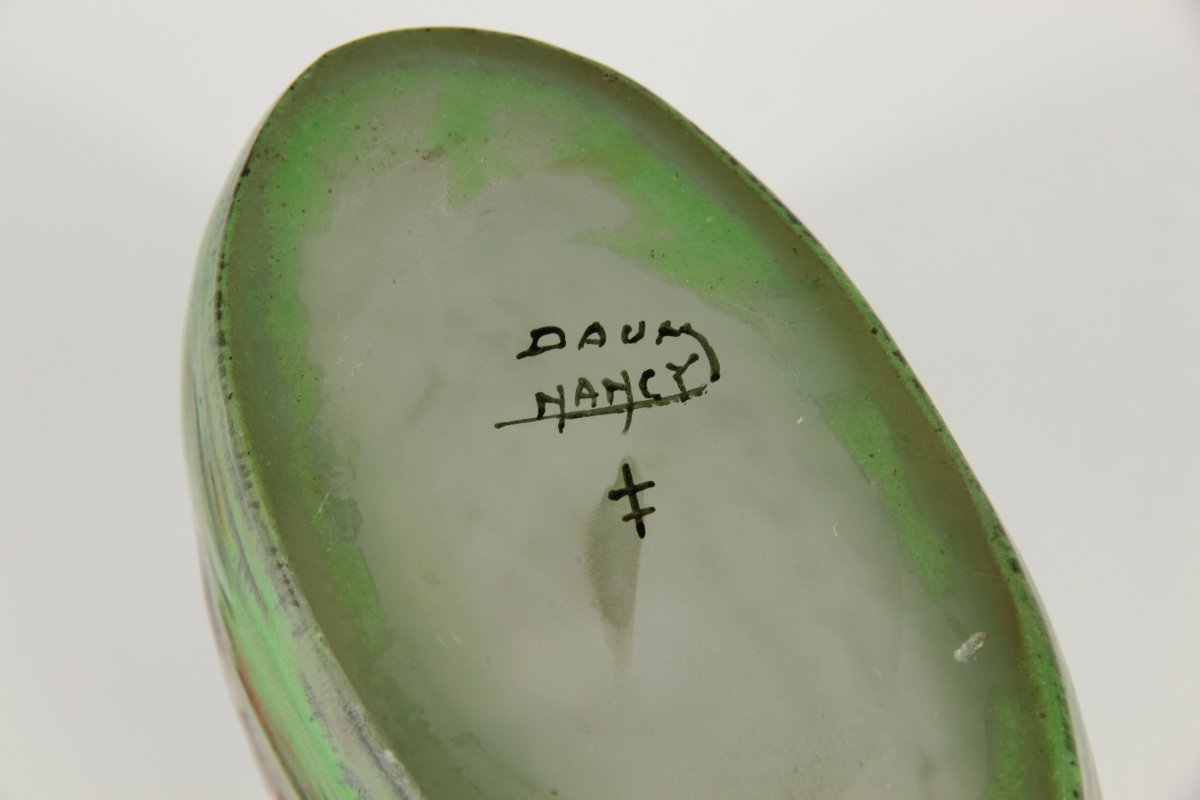 Daum Nancy Vase (lorraine Landscape)-photo-7