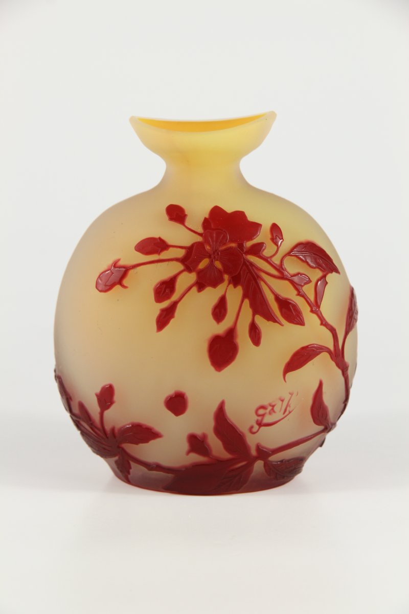 Vase Gallé (Cerisier)-photo-2
