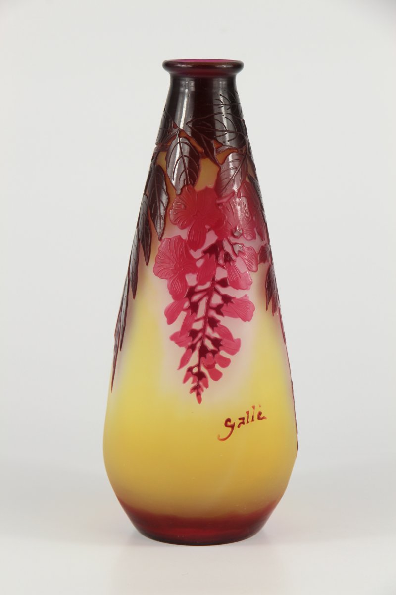 Vase Gallé (Glycines)-photo-4