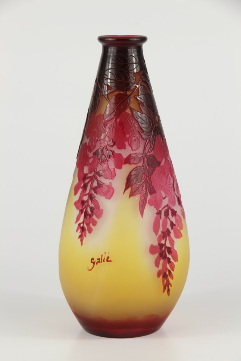 Vase Gallé (Glycines)-photo-5