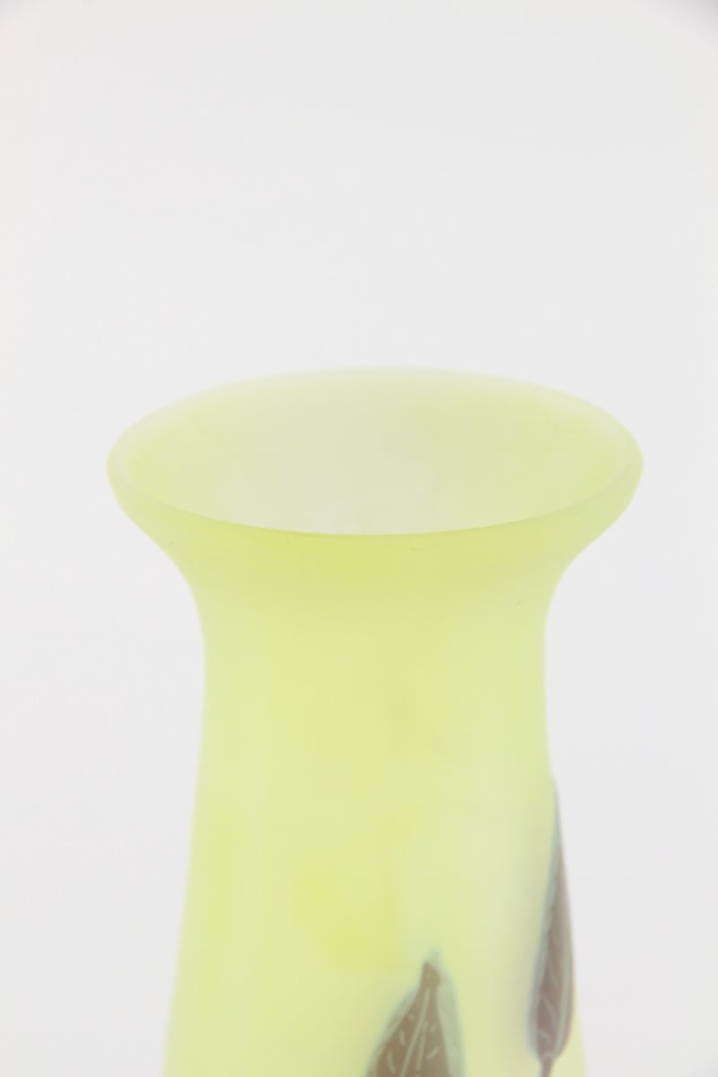 Gallé Vase (water Lilies)-photo-4