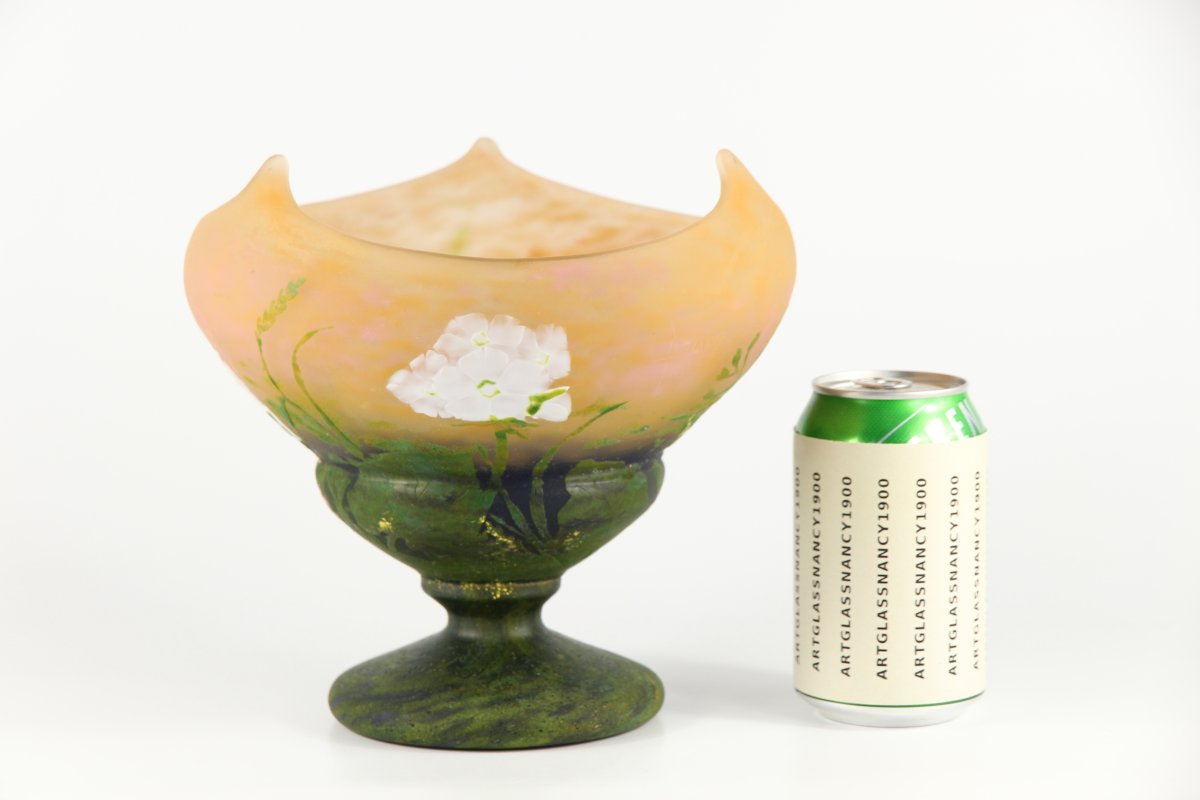 Daum Nancy Vase (primroses Wheel Engraved)-photo-2