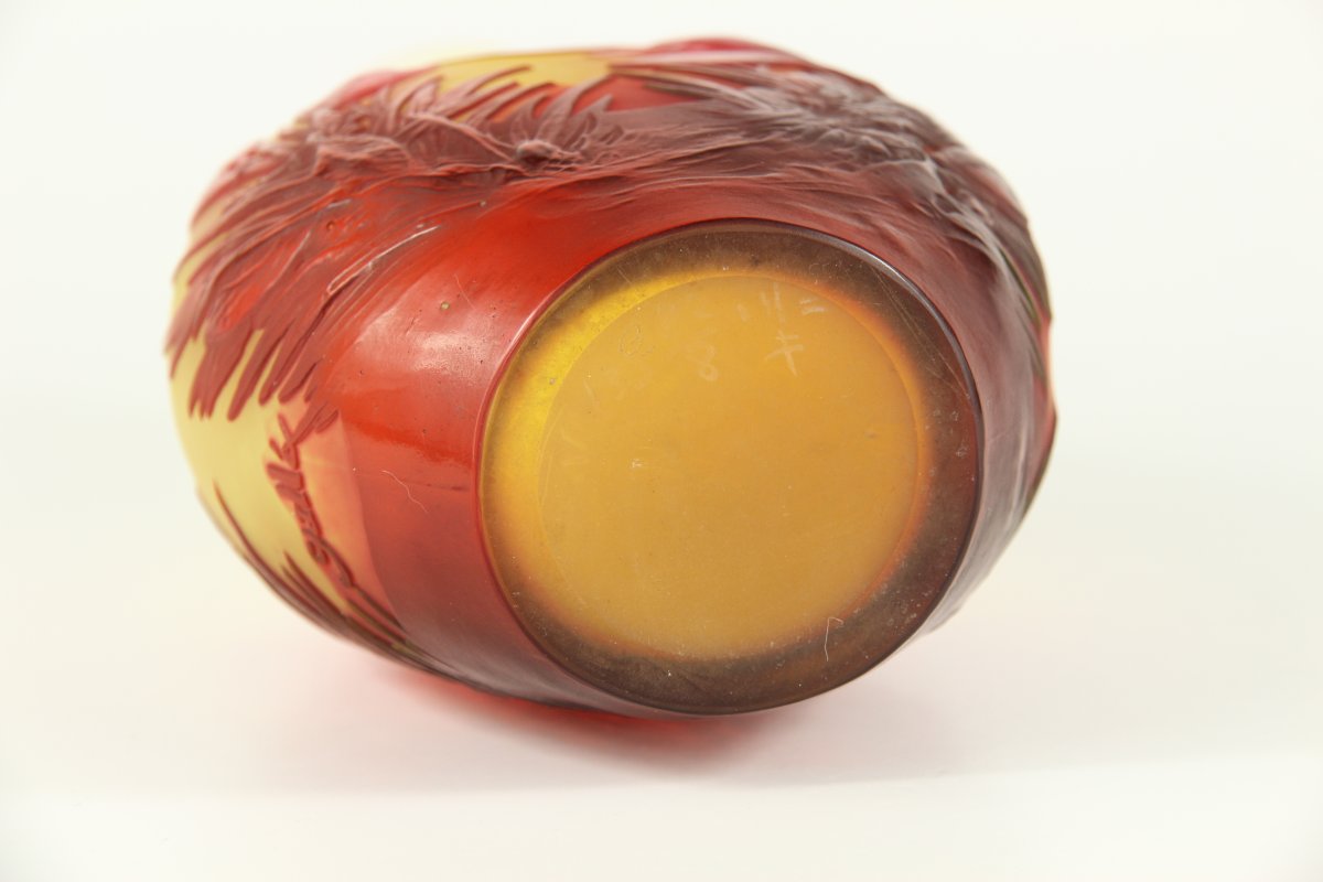 Vase Gallé (Crocus en relief)-photo-1