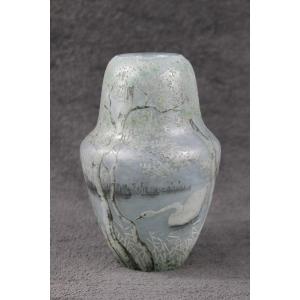 Vase Daum Nancy (cygnes)