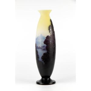 Gallé Vase (alpine Landscape)