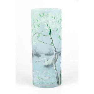 Daum Nancy Vase (swan)