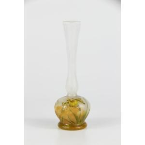 Vase Daum Nancy (iris)