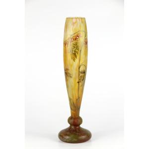 Vase Daum Nancy (Cœur de Jeannette)