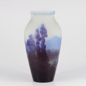Gallé Vase (alpine Landscape)