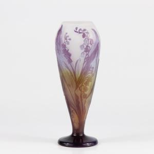 Gallé Vase (lily Of The Valley)