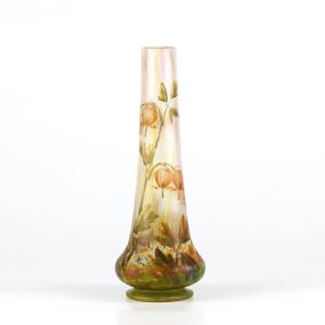 Daum Nancy Vase (bleeding Hearts)