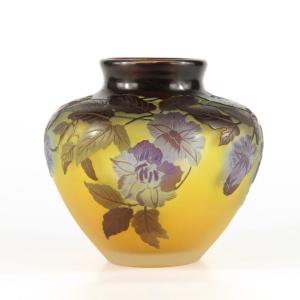 Gallé Vase (cobaea)