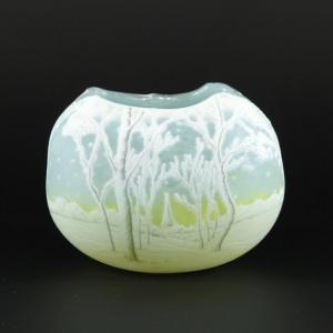 Daum Nancy Vase (winter Landscape)