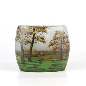 Daum Nancy Vase (lorraine Landscape)