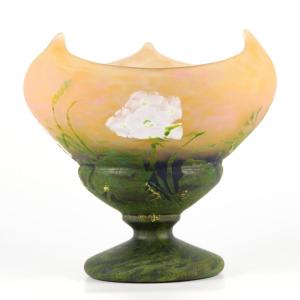 Vase Daum Nancy (Primevères gravées)