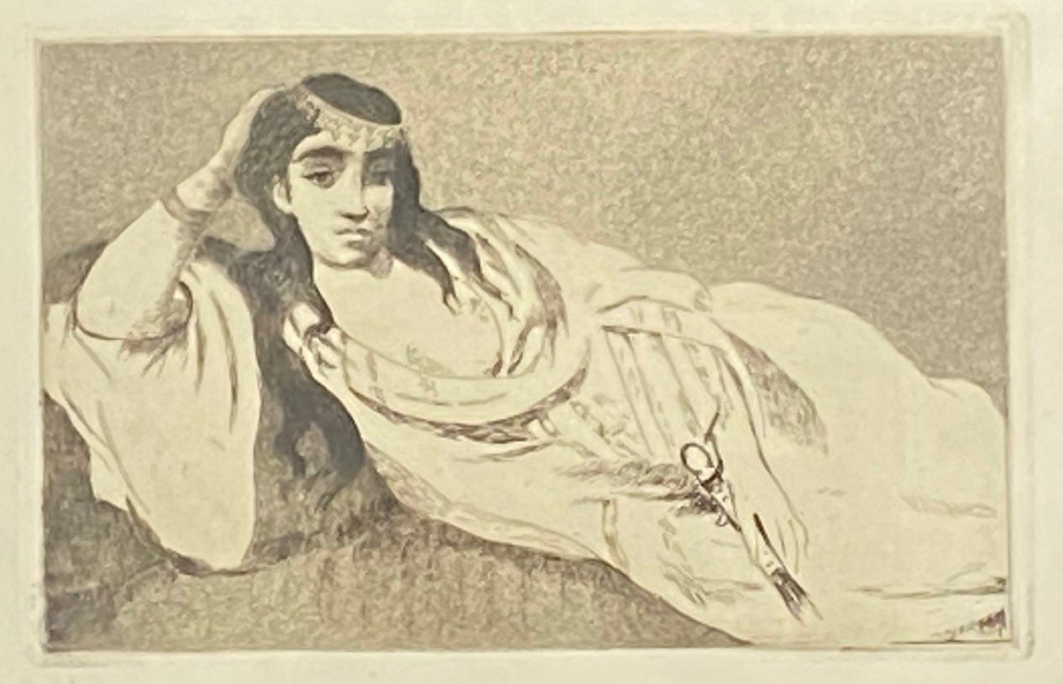 Edouard Manet (1832-1883) - l'Odalisque - Eau-forte