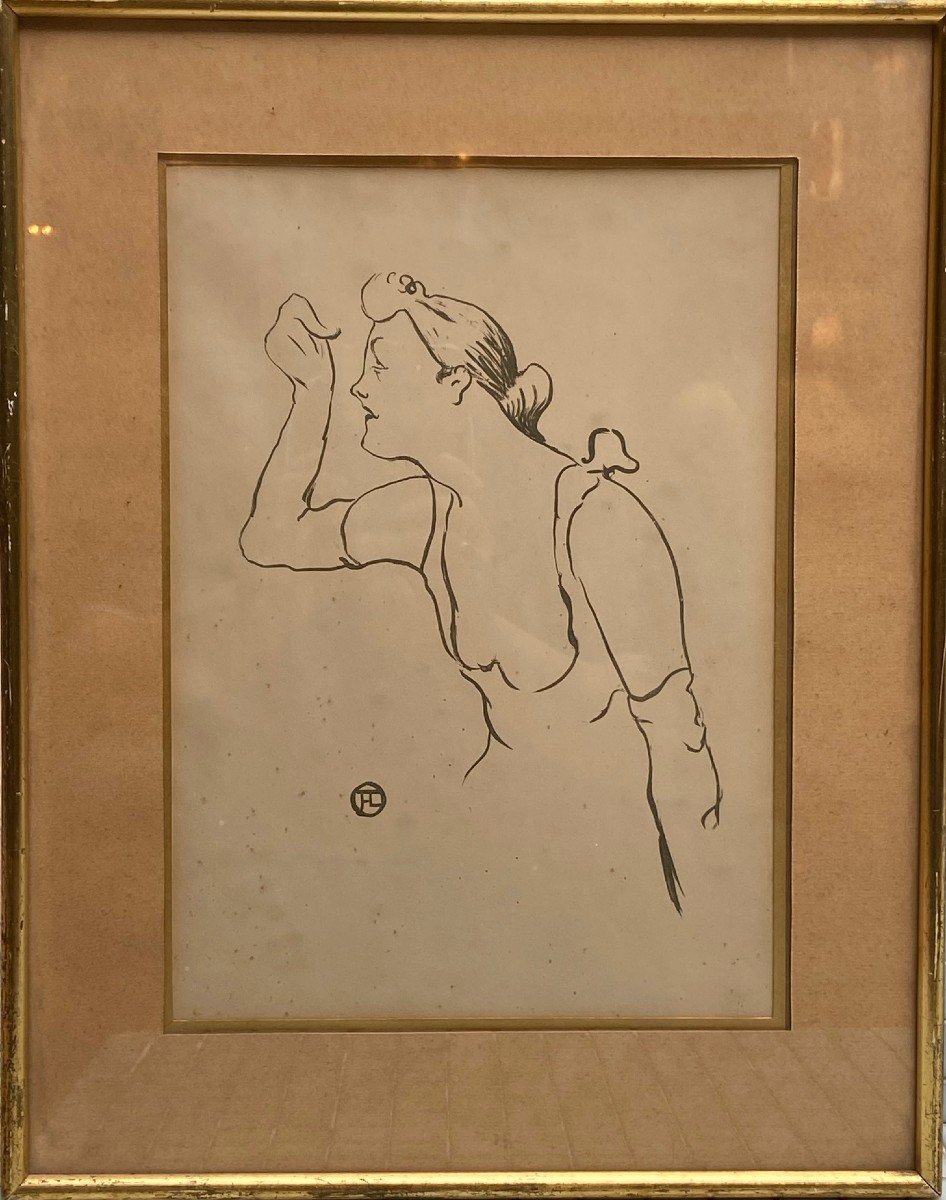 Henri De Toulouse-lautrec (1864-1901) - Lithograph By Paula Brebion - Café-concert - 1893-photo-2