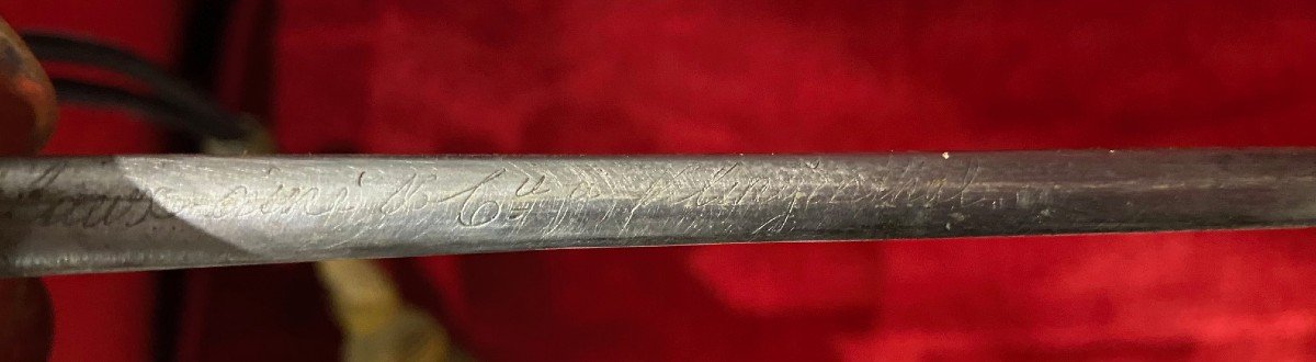 Infantry Officer’s Sword Signed Coulaux Ainé In Klingenthal - Circa 1850/60-photo-3