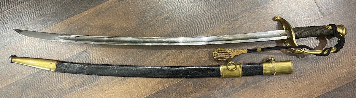 Infantry Officer’s Sword Signed Coulaux Ainé In Klingenthal - Circa 1850/60-photo-1