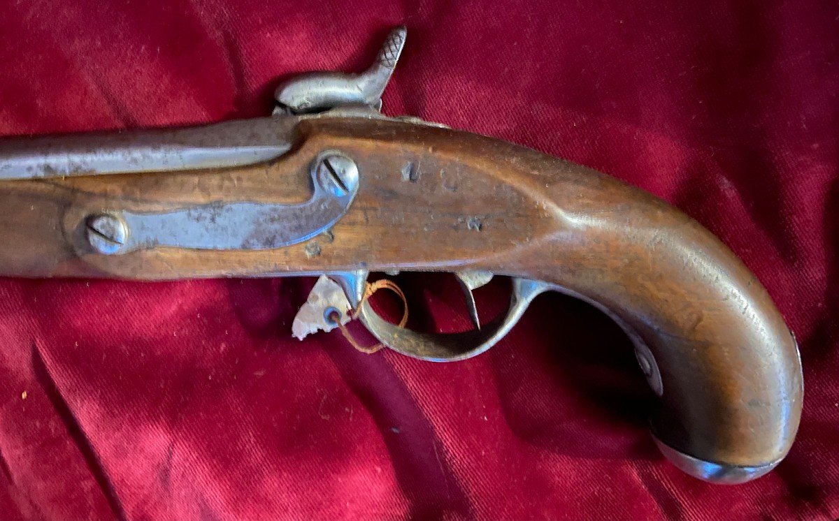 Bavarian Percussion Cavalry Pistol - German States - Circa 1826/42-photo-3