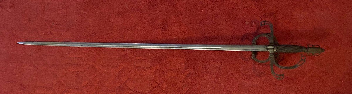 German Sword XVI/xvii Century Style From Viollet Le Duc Period - XIX Century-photo-1