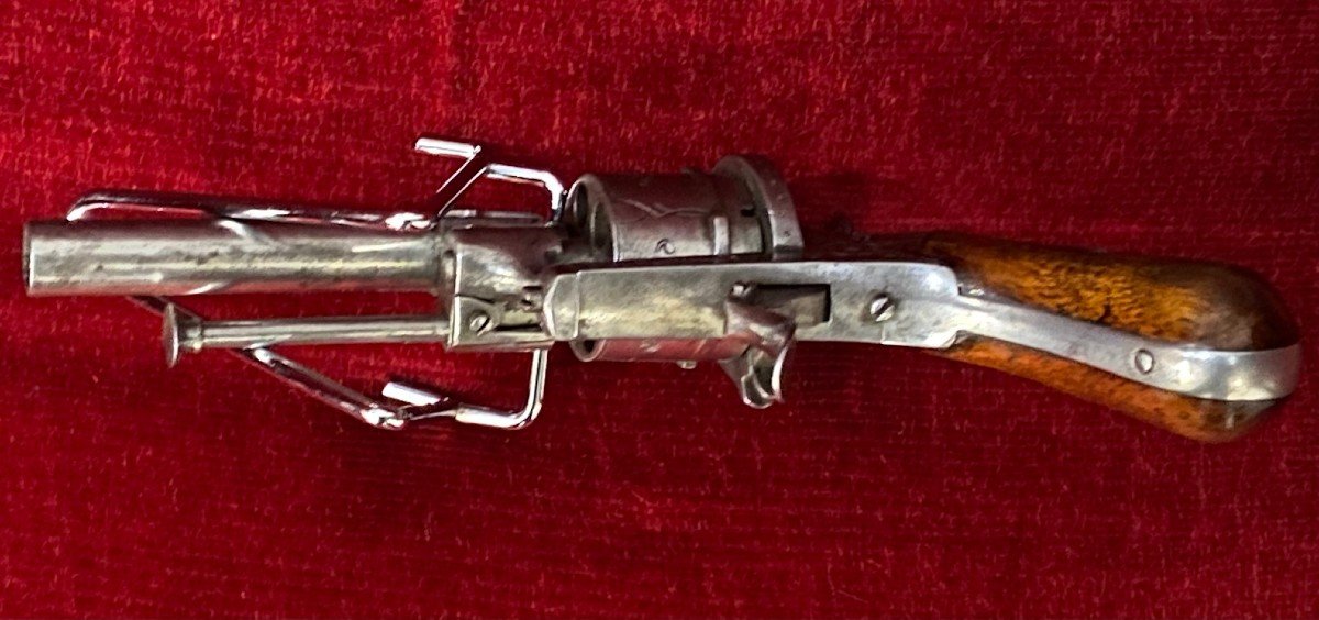 Pinfire Revolver, Engraved, Six Shots, Caliber 7 Mm-photo-4