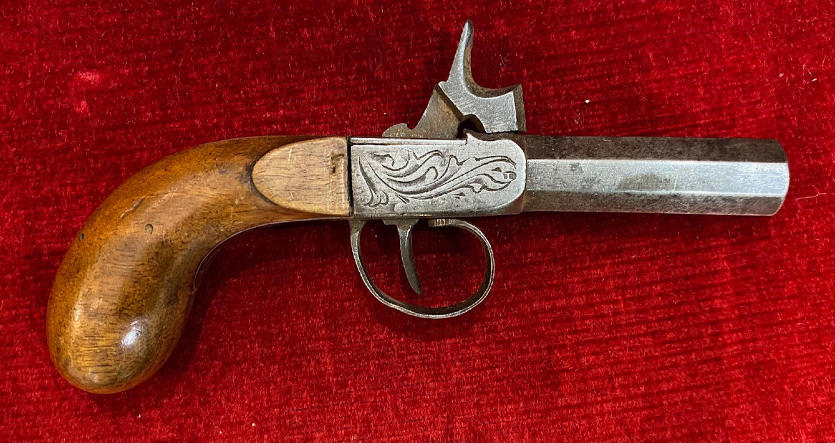 Travel Percussion Pistol - Circa 1830