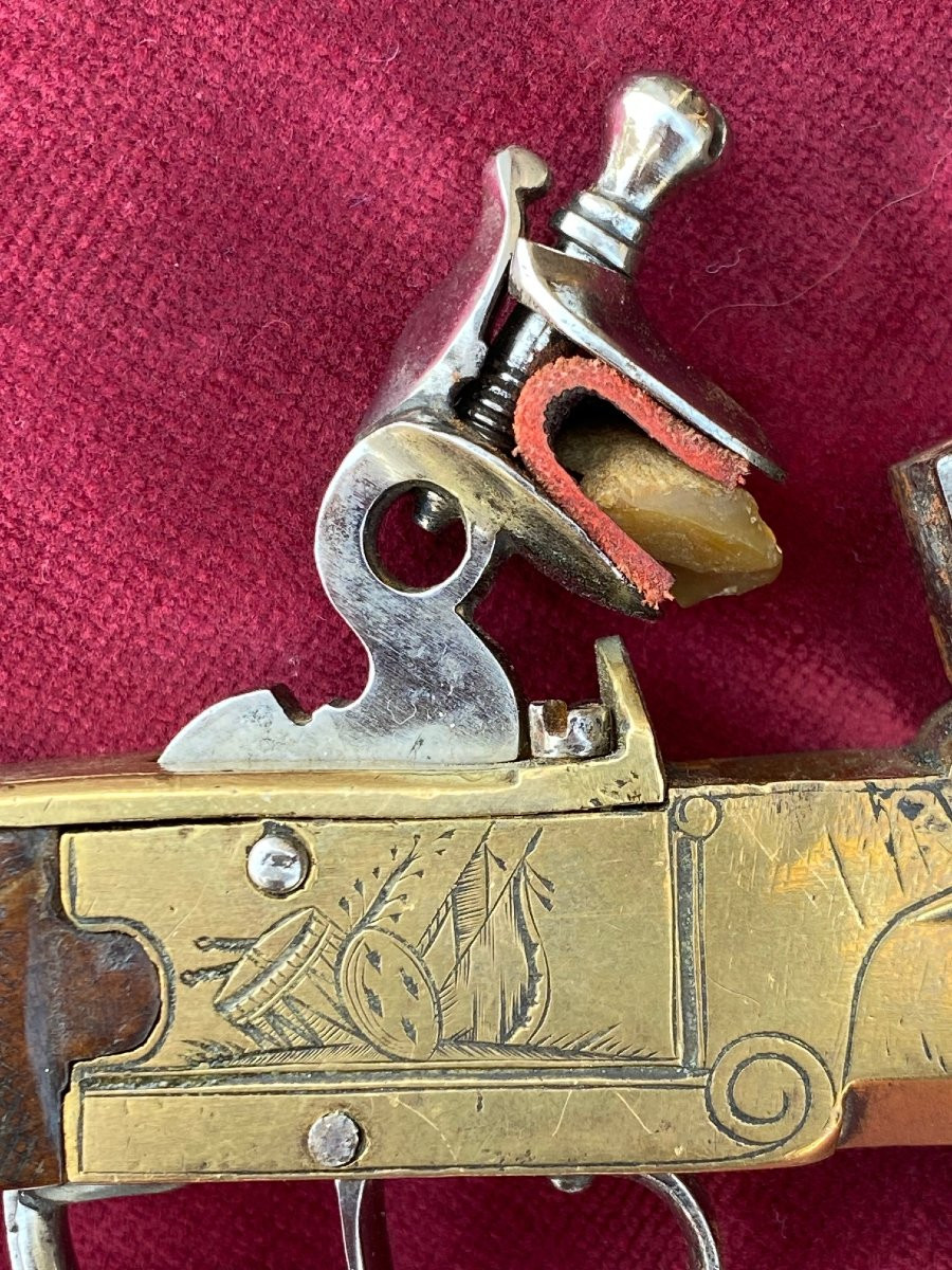 18th Century Naval Flintlock Chest Pistol -photo-2