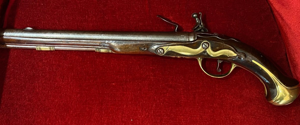 Pre-regulation Flintlock Pommel Pistol - Circa 1700-photo-4