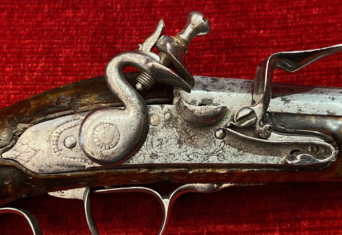 Petit Pistolet à Silex - Circa 1660-photo-2
