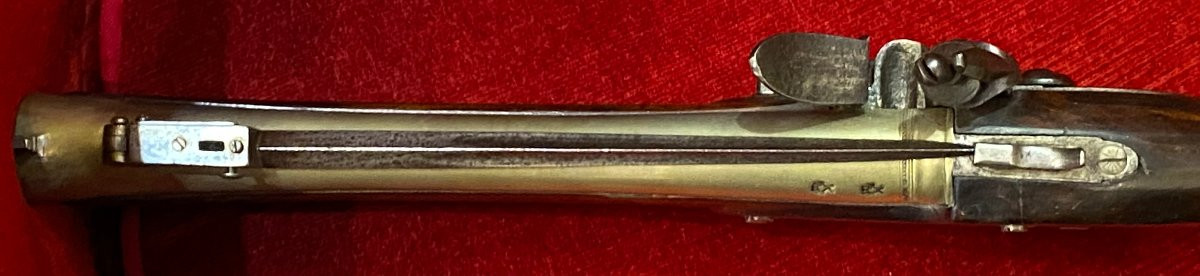 Flintlock Naval Blunderbuss With Bayonet – Late 18th Century-photo-5