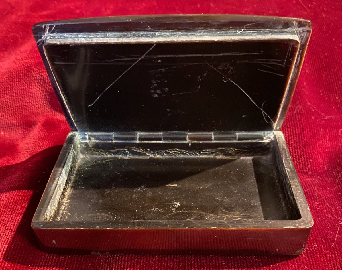 Rectangular Snuffbox With Relief Decoration "tomb Of Napoleon, Emperor Of The French" - Empire-photo-3