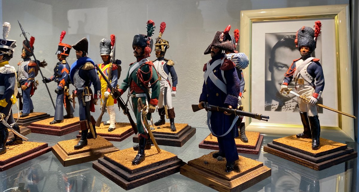 Collection Of The Actor Fernand Gravay - 15 Empire Historical Figurines Signed-photo-4