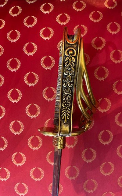 Sabre de récompense -Mexique- Offert au Gal Mexicain Juan RIVAS par le Maréchal  BAZAINE- 1864-photo-1