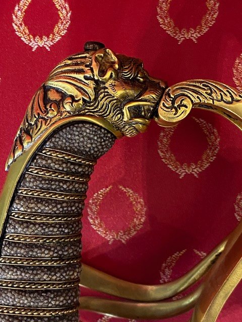 Sabre de récompense -Mexique- Offert au Gal Mexicain Juan RIVAS par le Maréchal  BAZAINE- 1864-photo-3