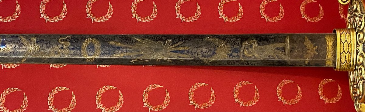 Sabre de récompense -Mexique- Offert au Gal Mexicain Juan RIVAS par le Maréchal  BAZAINE- 1864-photo-4