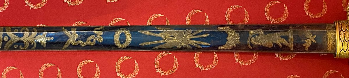 Sabre de récompense -Mexique- Offert au Gal Mexicain Juan RIVAS par le Maréchal  BAZAINE- 1864-photo-5
