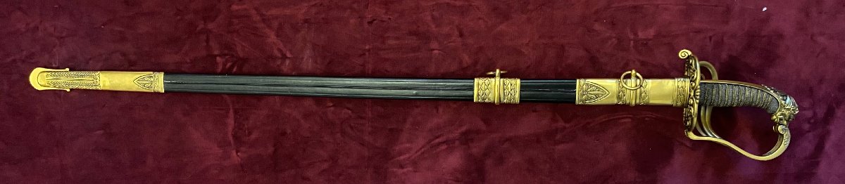Sabre de récompense -Mexique- Offert au Gal Mexicain Juan RIVAS par le Maréchal  BAZAINE- 1864-photo-6
