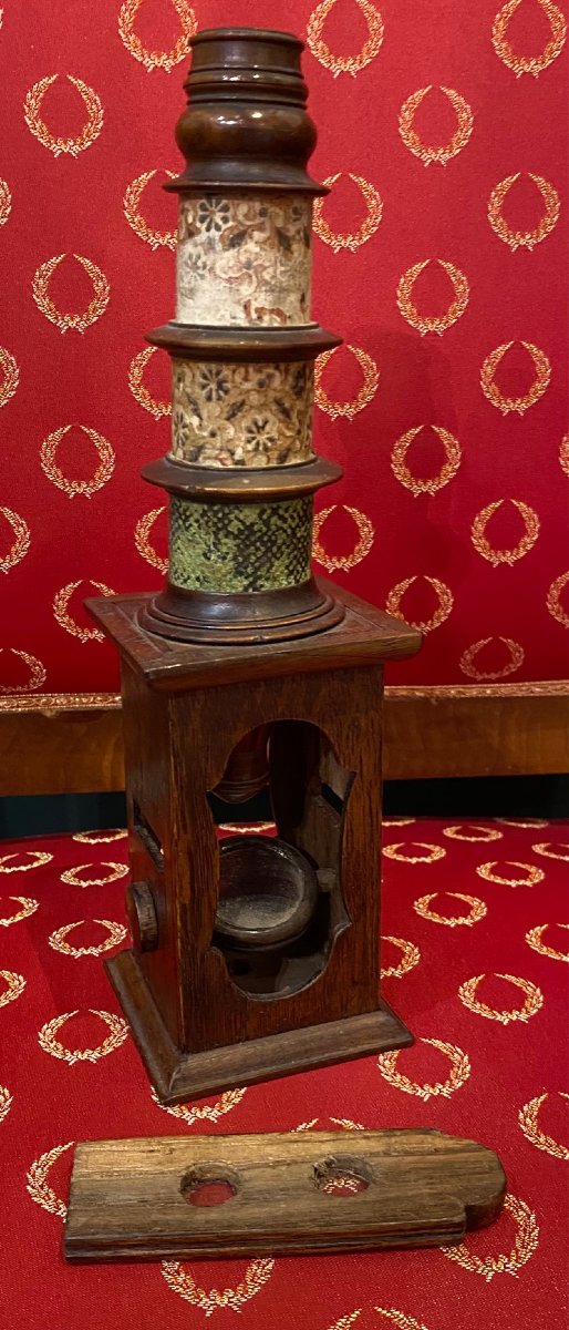Microscope de type Nuremberg - Modèle Chapelle - 1750/1760-photo-2