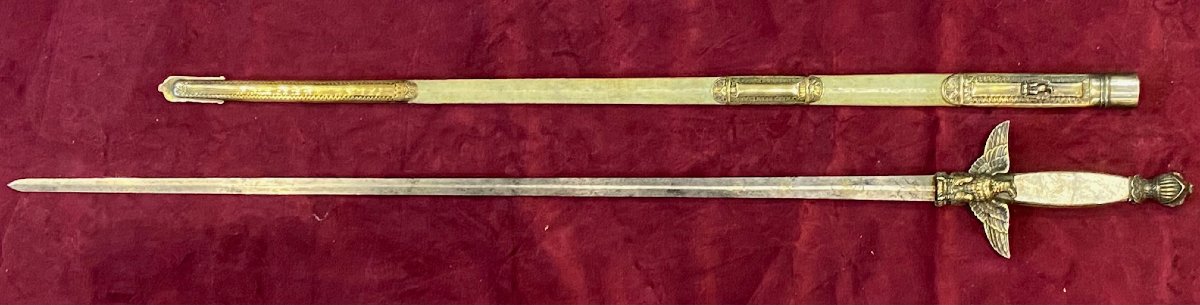 Glaive de Cour- Premier EMPIRE - Royaume de Westphalie - vers 1807-1811 - -photo-2