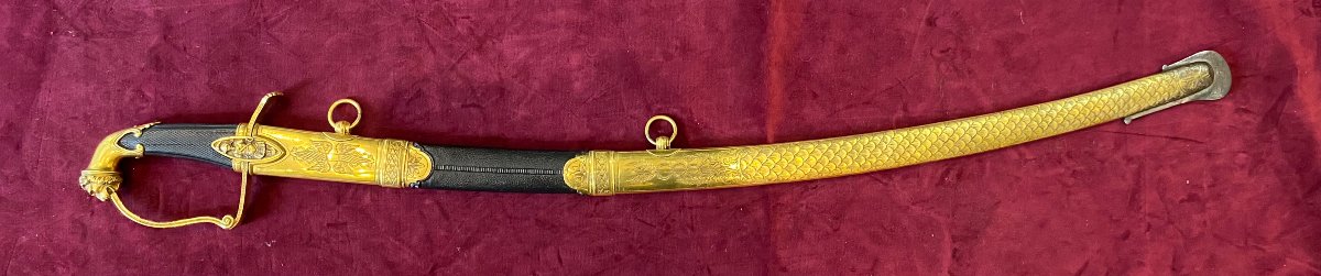 Sabre de récompense offert par le Général MOREAU (1763-1813)  en l'An IX.-photo-2