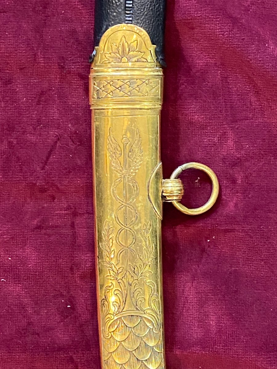 Sabre de récompense offert par le Général MOREAU (1763-1813)  en l'An IX.-photo-3